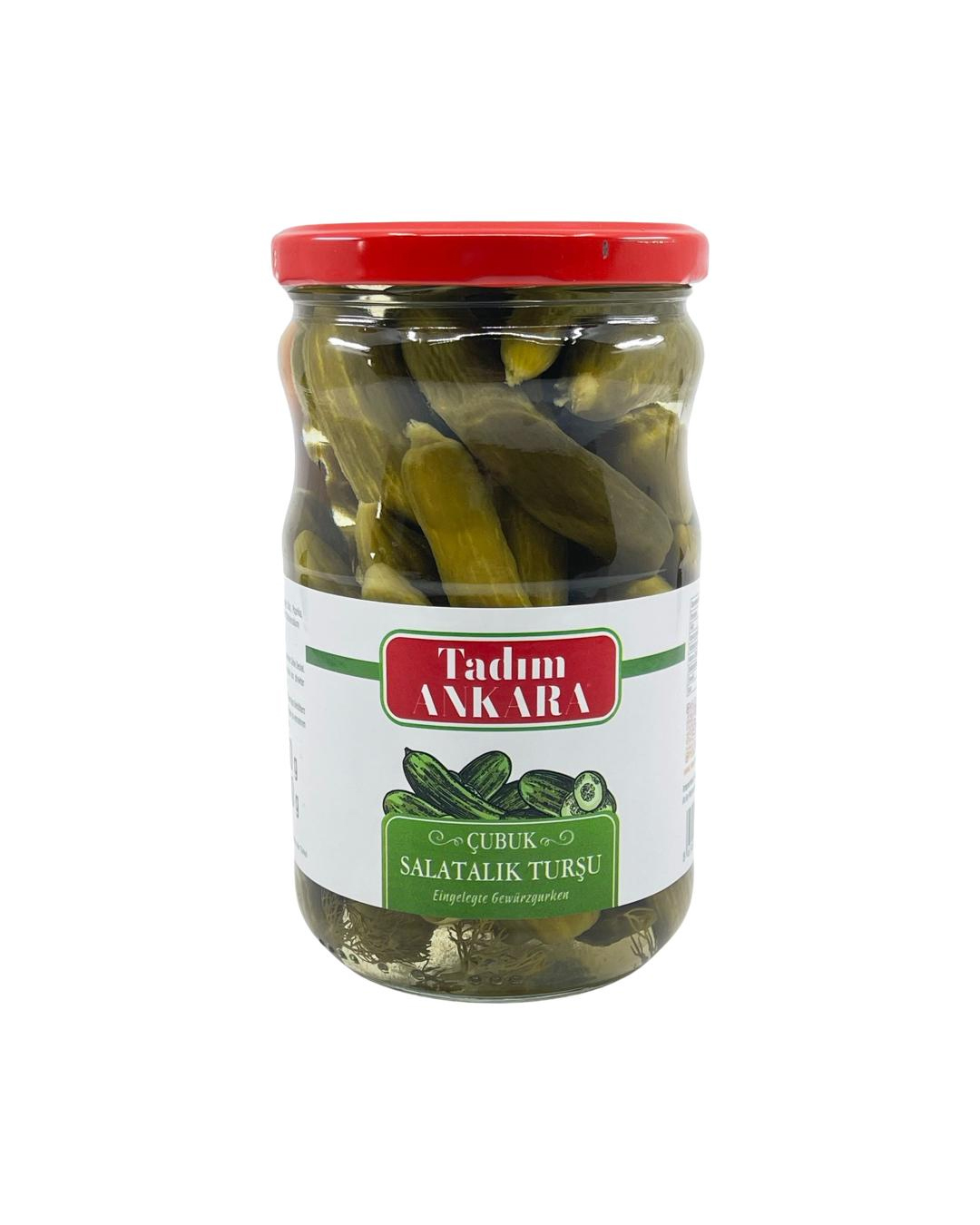 TADIM-ANKARA Gurken in Salzlake Glas 680g (No. 00)