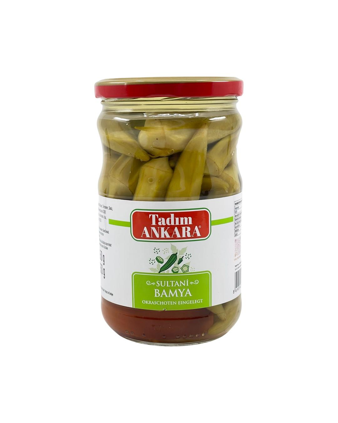 TADIM-ANKARA Okraschoten Sultan-i Glas 660g