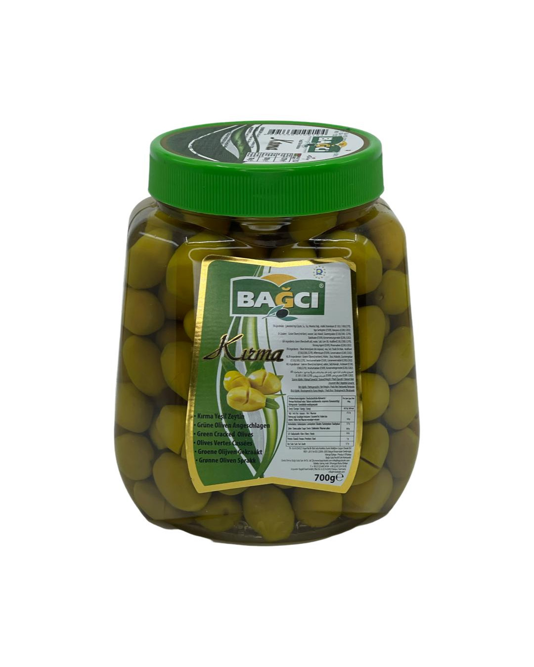 BAGCI angebrochene Grüne Oliven PET 700g 