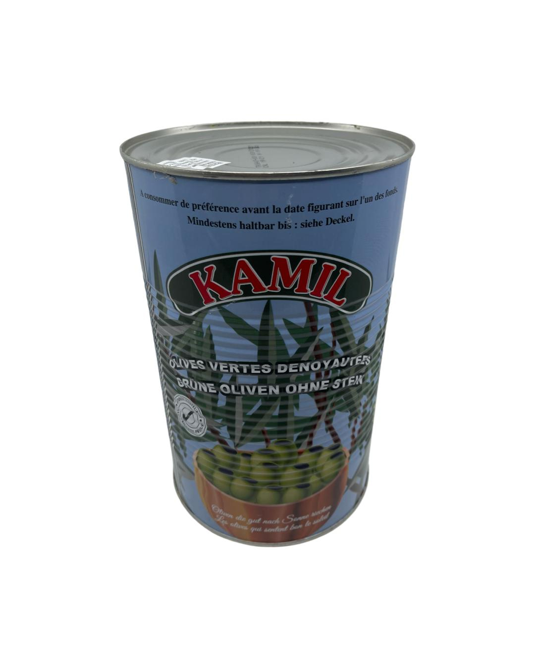 KAMIL Schwarze Oliven ohne Stein 5Kg