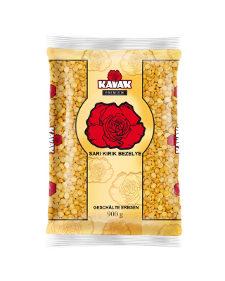 GÜLLÜ Gelbe angebrochene "Kirik Bezelye" Erbsen 1kg  